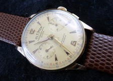 Chronographe Suisse 18K Gold Handaufzug Chronograph**750 Gold Gehäuse**