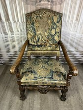 MASSIVER BAROCK SESSEL UM 1780