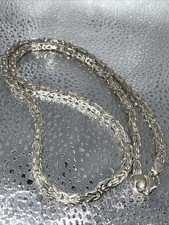 925 Silber Königskette,54.1g