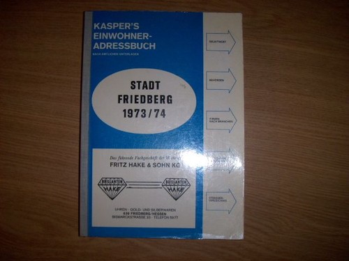 Friedberg kapser s - friedberg,, kapser´s