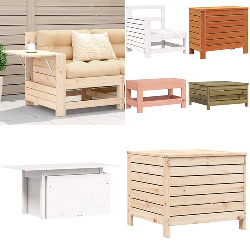 Massivholz garten lounge set - massivholz,