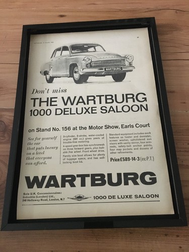Wartburg 1000 deluxe limousine - wartburg,