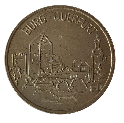 Ddr medaille burg querfurt - medaille,
