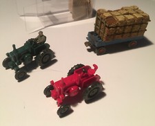 1:87 Wiking Traktor Lanz Bulldog D 7506A Landwirtschaft Stroh Anhänger