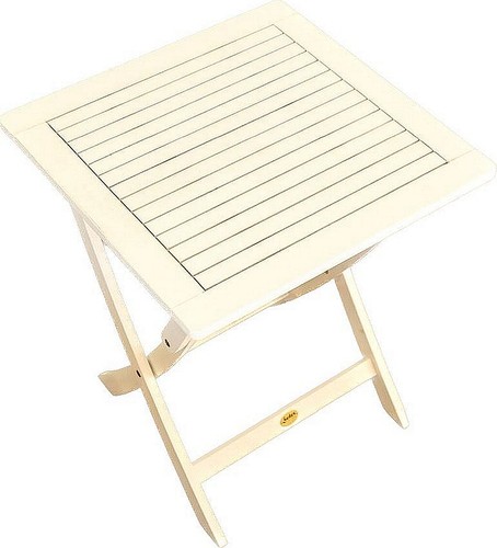 Catar klapptisch weiß 80x80 - catar,