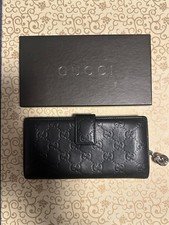 Original Gucci Leder Geldbörse schwarz