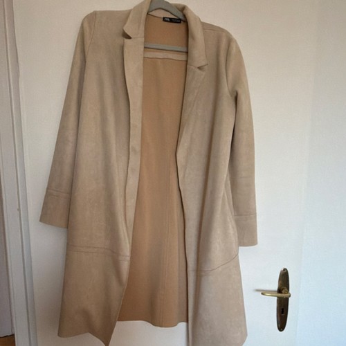 Zara damenmantel beige - damenmantel, s