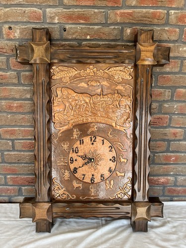 Rustikale wanduhr aus - rustikale, und