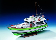 krick Nordstrand Trawleryacht  Bausatz Maßstab 1:16 - 21430 ABS/Holz, Beschläge