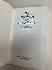 Anne Frank Tagebuch Buch