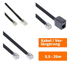 Inline Modular Kabel Verlängerung RJ11 RJ12 RJ45 Stecker Buchse 0,5m - 20m