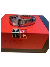 Tissot Elegante Silberne Taschenuhr Damen