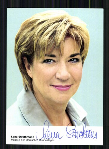 Lena strothmann autogrammkarte - lena,