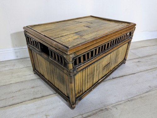 Vintage bambus schilf - vintage, truhe