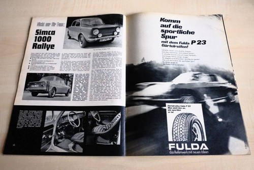 Mot 1970 simca 1000 - 10/1970, rallye
