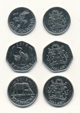 Malawi - 1 + 5 + 10 Kwacha