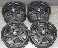 4x Original VW Golf 3 1H0 Alufelgen 6Jx15 ET45 1H0601025AE