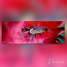 Abstrakte MALEREI Rose Kunst