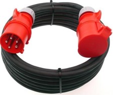 15m CEE Adapter Starkstromkabel 16A Stecker auf 32A Dose 5G2,5 5x2,5