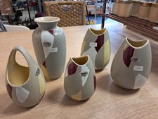 Keramik-Vasen, 50 er Jahre, Amerikanische Besatzungszone, Sammeln, Sonderpreis 