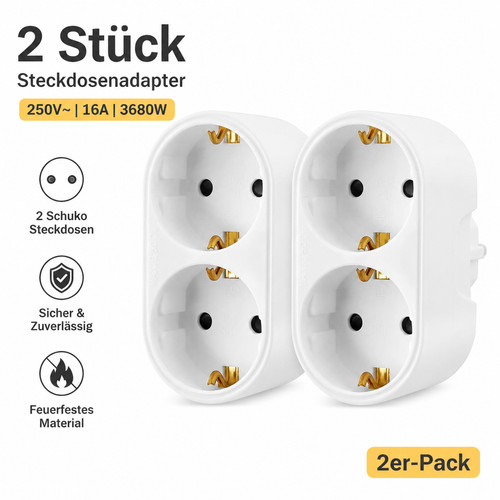 Stück doppelstecker - stück,