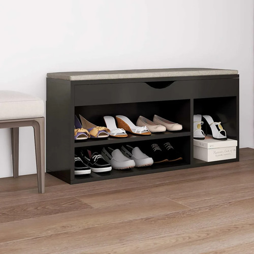 Schuhbank mit kissen - schuhbank,