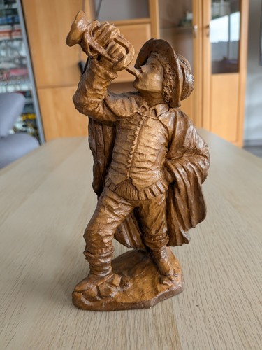 Holzfigur trompeter von - holzfigur,
