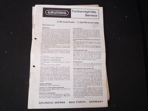 Original service manual - original,