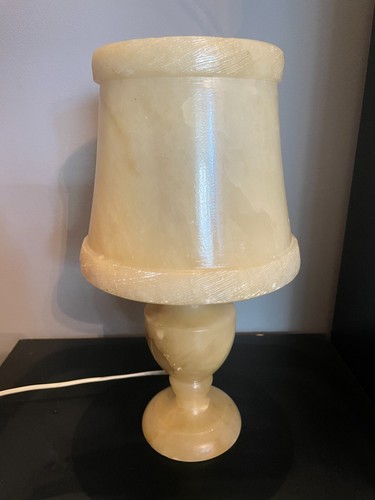 Marmor speckstein lampe - marmor,