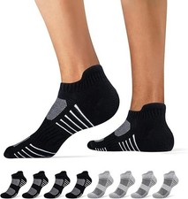 8 Paar Sneaker Socken Unisex Herren Damen Kurz Atmungsaktiv Baumwolle Laufsocken