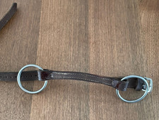 Meroth Merothisches Ledergebiss, nur mit Kinnriemen, 16cm, original