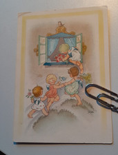 Ak Weihnachten Engel Charlotte Baron RAA von 1950