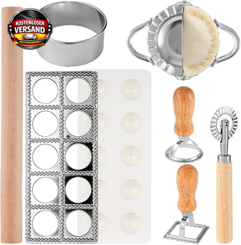 Ravioli set aus - ravioli-set, edelstahl