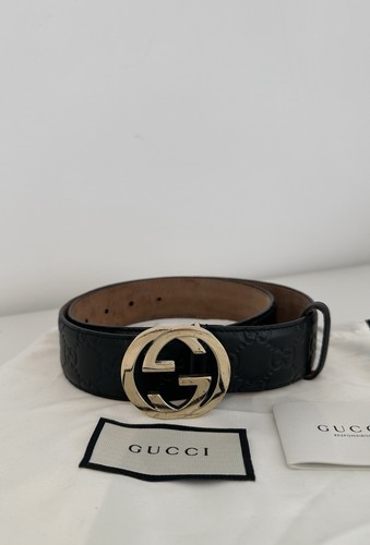 Gucci ledergürtel mit - ledergürtel,