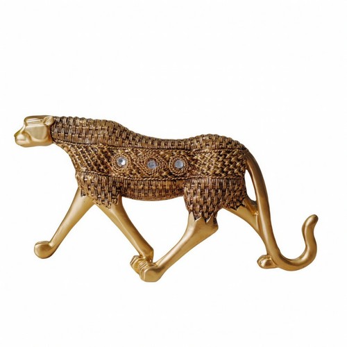 Leopardenfigur kunstharz - leopardenfigur,