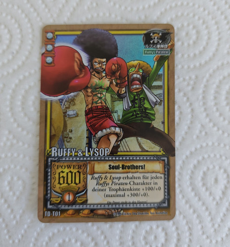 Holo one piece tcg - one,