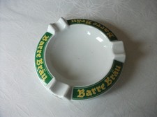 Barre Bräu, Aschenbecher, um 1970, Porzellanfabrik Fischer & Co. Deslau u. Cobur