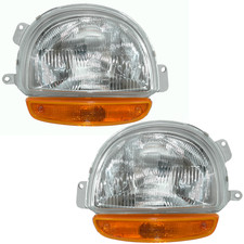 Scheinwerfer Set für Renault Twingo 1 1993-1998 H4 Halogen Blinker Gelb
