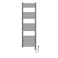Badheizkörper elektrisch WiFi Badheizung 700W mit Thermostat 1200–1600x500mm