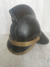 FRÜHER LEDER FEUERWEHRHELM
