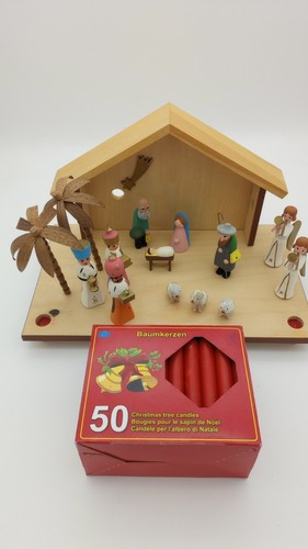 Erzgebirge krippe holzfiguren - krippe,