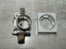 Diazed D-Sicherungssockel mit Abdeckung E27 25A 500V  Kunststoff