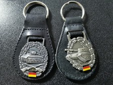 2x Schlüsselanhänger  Verbandsabzeichen Bundeswehr - Panzertruppe