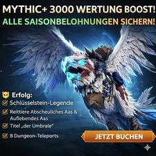 WoW Midnight Mythic Plus 3000