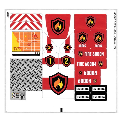 Lego aufkleber sheet - for, set