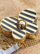 Selten Marc Jacobs " Honey" Creme Parfüm Kette, Anhänger Blume, Accessoire