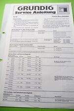 Service Manual-Anleitung für Grundig  Yacht Boy 300,Yacht Boy 400 ,ORIGINAL !