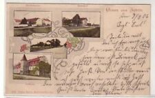 53035 Mehrbild Ak Gruß aus Zoblitz Gasthof Bahnhof usw. 1906