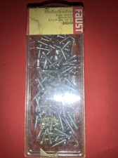 Ca.140 Faust Blechschrauben 3,5x16mm Stahl Verzinkt Zylinderkopf Schlitzschraube