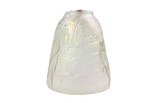 Antiker lampenschirm aus - antiker, glas
